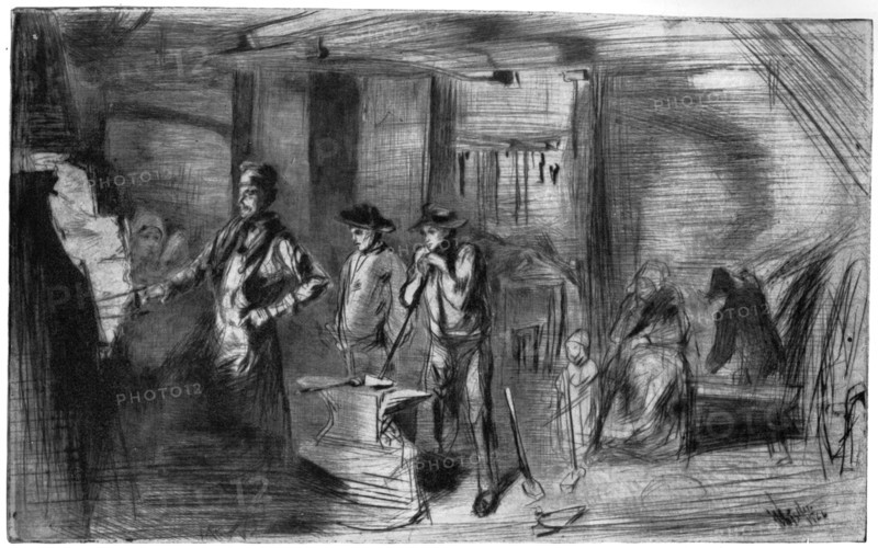'The Forge', c1860 (1904).Artist: James Abbott McNeill Whistler