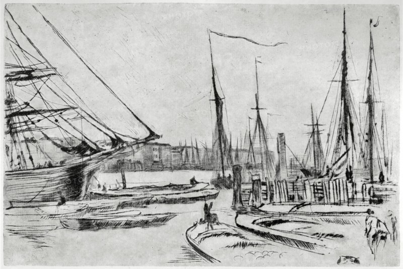 A sketch from Billingsgate, 19th century (1904).Artist: James Abbott McNeill Whistler