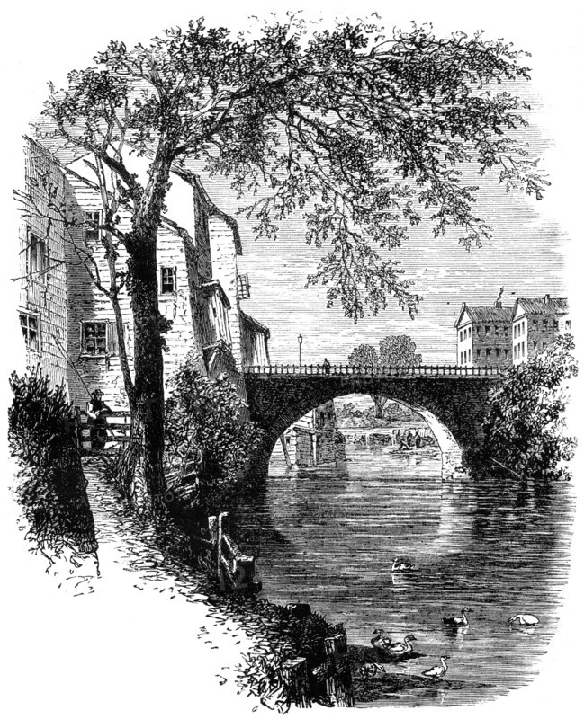 View in Hartford, Connecticut, c17th century (c1880). Artist: Unknown