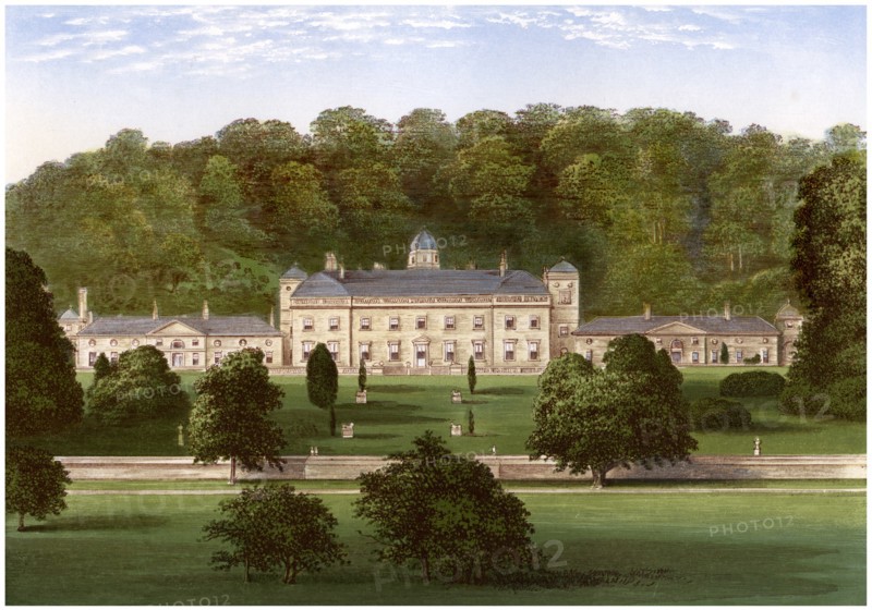 Castle Hill, Devon, home of Earl Fortescue, c1880. Artist: Unknown