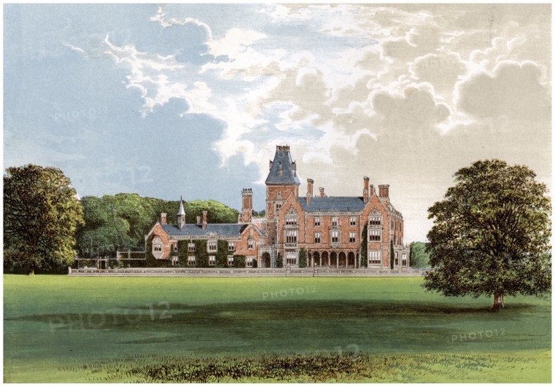 Hemsted Park, near Staplehurst, Kent, home of Viscount Cranbrook, c1880. Artist: Unknown