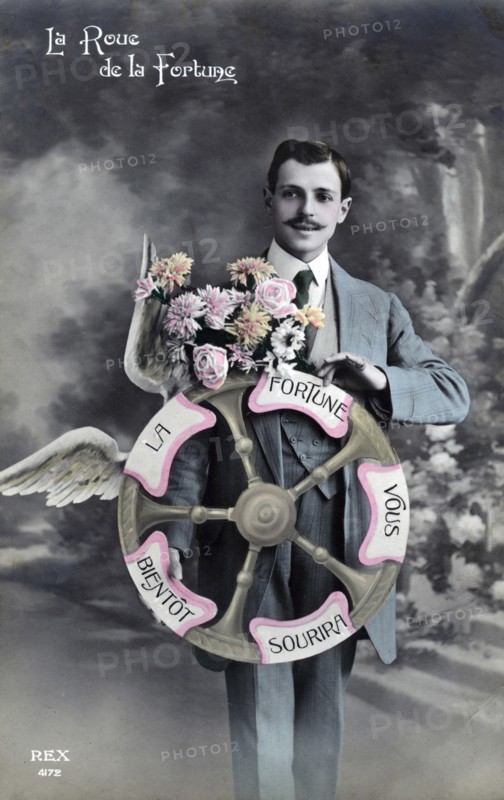 'La Roue de la Fortune', ( the Wheel of Fortune), 1906. Artist: Unknown