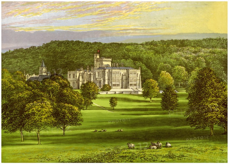 Capernwray, Lancashire, home of the Marton family, c1880. Artist: Unknown