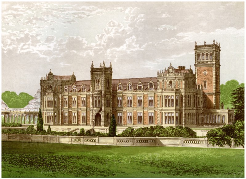 Somerleyton, Suffolk, home of Baronet Crossley, c1880. Artist: Unknown