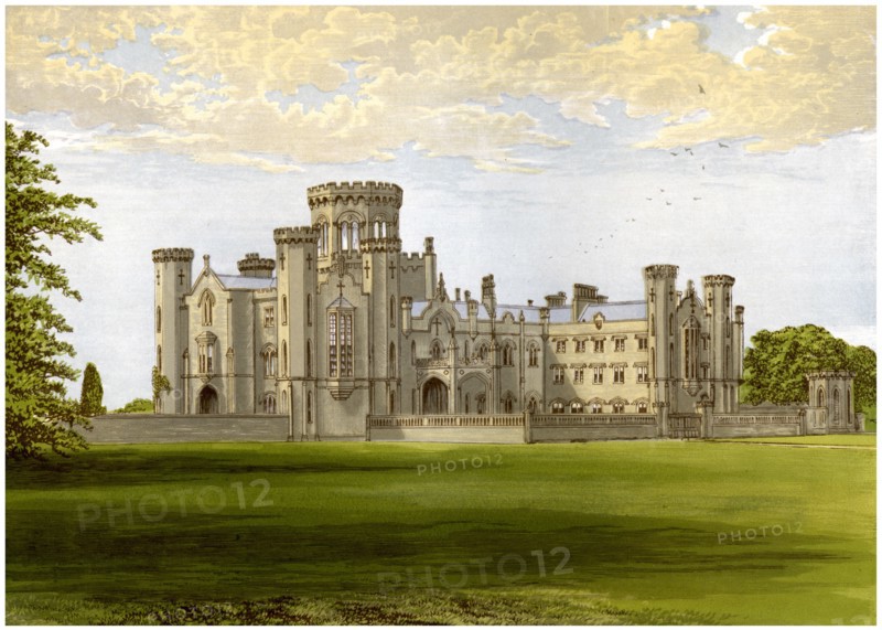 Studley Castle, Warwickshire, home of the Walker family, c1880. Artist: Unknown