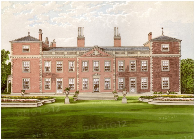 Euston Hall, Suffolk, home of the Duke of Grafton, 1880. Artist: Unknown