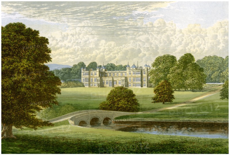 Audley End, Essex, home of Lord Braybrooke, c1880. Artist: Unknown