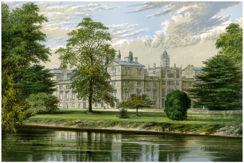 Wilton House, Wiltshire, home of the Earl of Pembroke and Montgomery, c1880. Artist: Unknown