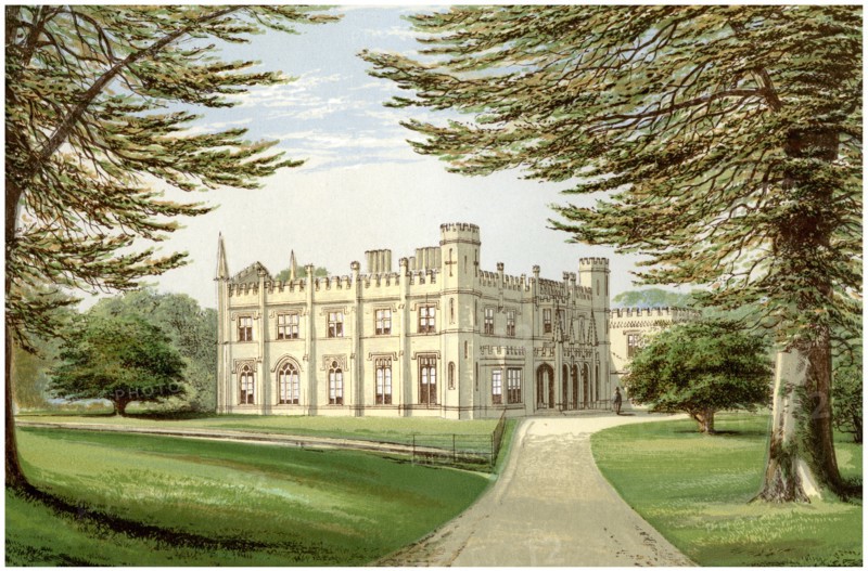 Thrybergh Park, Yorkshire, home of the Fullerton family, c1880. Artist: Unknown