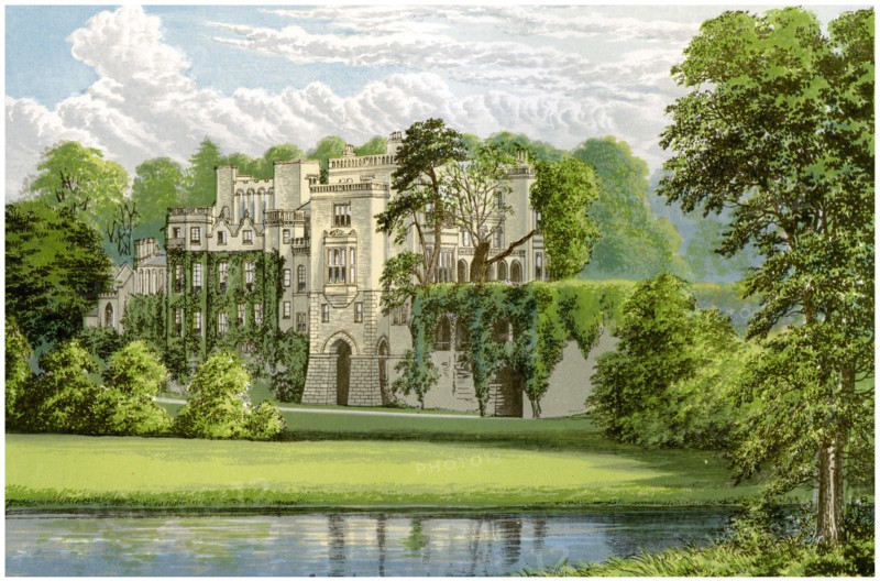 Guy's Cliffe, Warwickshire, home of the Percy family, c1880. Artist: Unknown