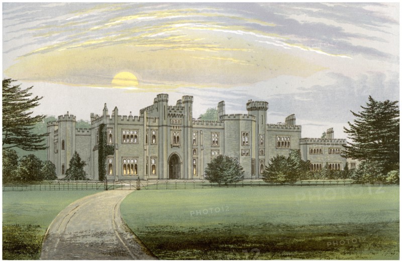 Garnstone, Herefordshire, home of the Peploe family, c1880. Artist: Unknown