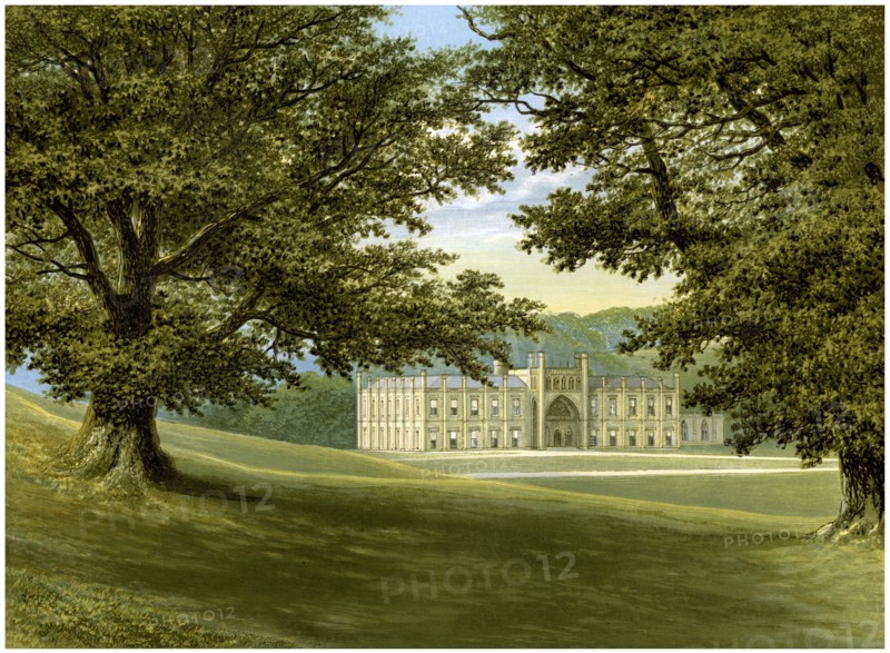 Donington Castle, Leicestershire, home of the Abney-Hastings family, c1880. Artist: Unknown