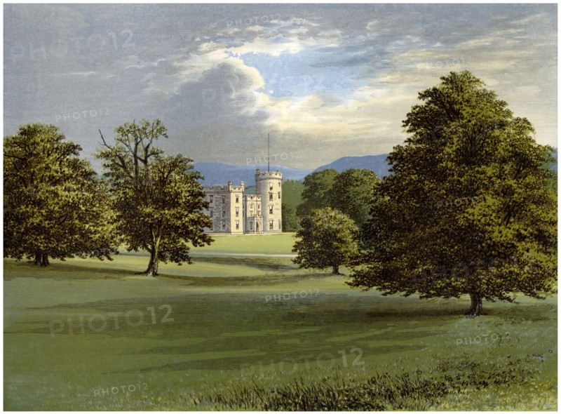 Castle Forbes, Aberdeenshire, Scotland, home of Lord Forbes, c1880. Artist: Unknown