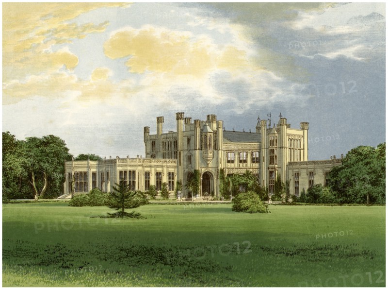 Highcliffe Castle, Dorset, home of the Marchioness of Waterford, c1880. Artist: Unknown