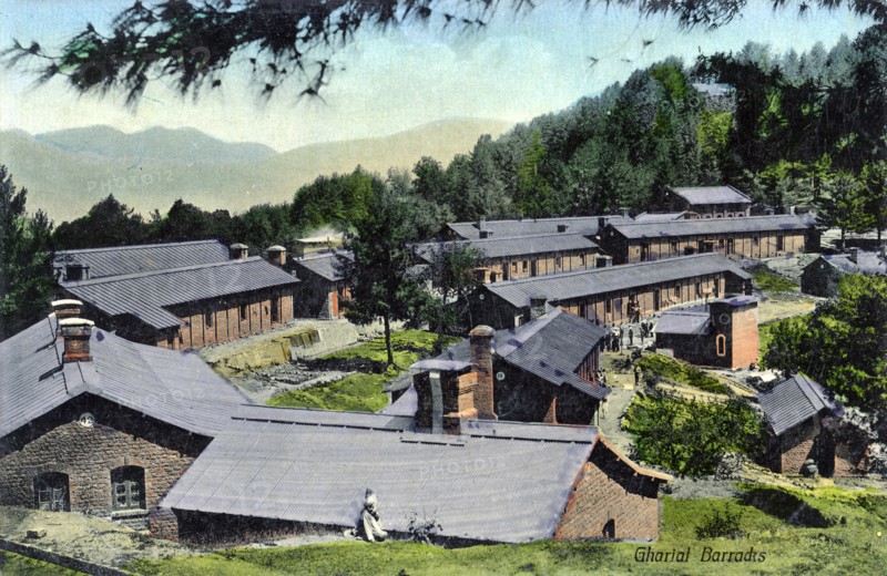 Gharial barracks, India, early 20th century. Artist: Unknown