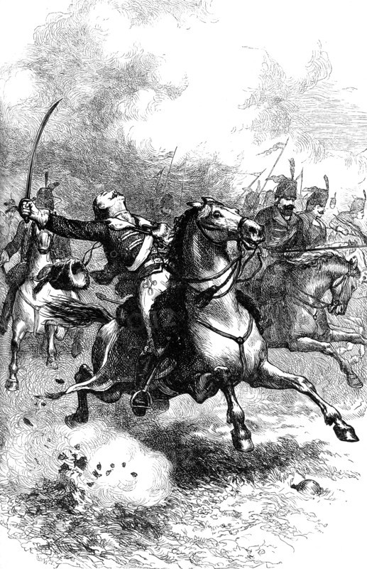 The Charge of Pulaski, c1880. Artist: Unknown