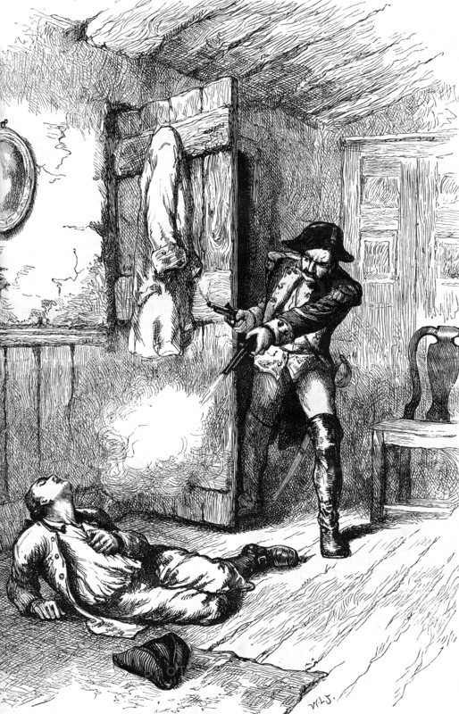 Fannin's atrocity: murder of an American planter, c late 18th century (c1880). Artist: Unknown