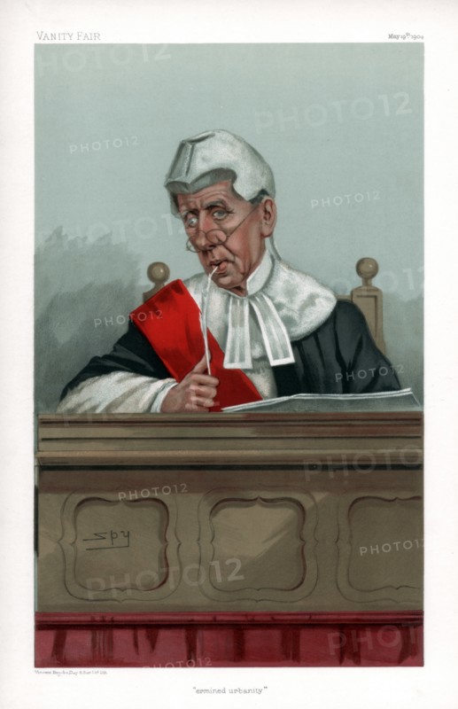 'Ermined Urbanity', 1904. Artist: Spy