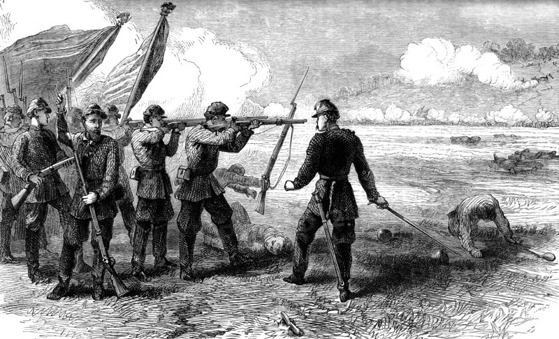 The Battle of Bull Run, Virginia, 1861 (c1880). Artist: Unknown
