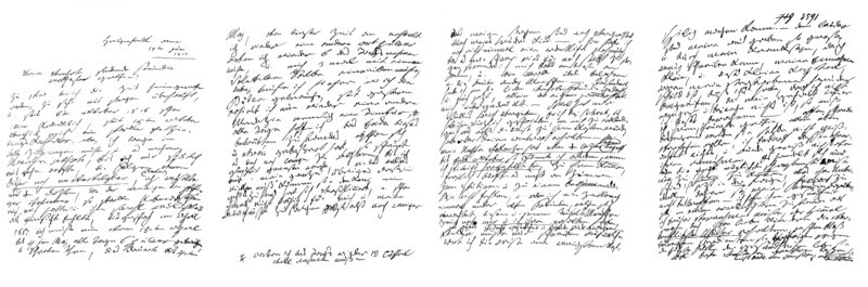 Letter by Ludwig von Beethoven, 1817 (1865).Artist: Frederick George Netherclift