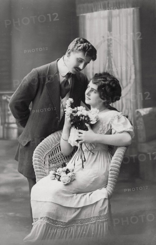 Couple in love, c1900-1919(?). Artist: Unknown