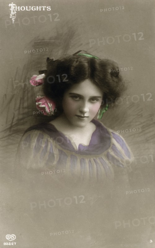 'Thoughts', c1890-1910(?).Artist: Schwerdffeger & Co