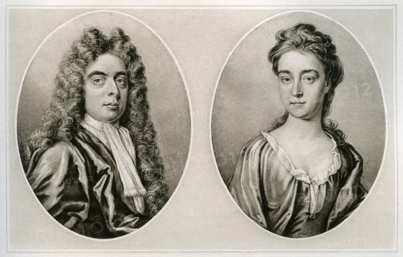 Portraits of the Duke and Duchess of Marlborough, (1906). Artist: Unknown