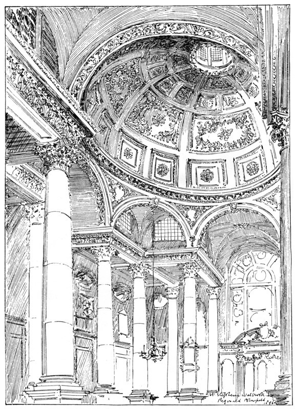 'St Stephen's Walbrook', 1899. Artist: Unknown