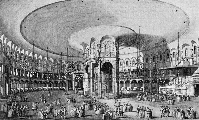 'An Inside View of the Rotunda in Ranelagh Gardens', 1899. Artist: Unknown
