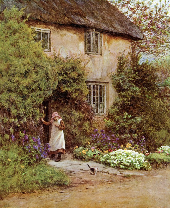 'The Cottage Door', 1899. Artist: Unknown