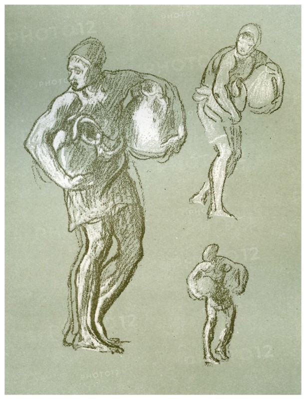 Studies for 'The Arts of Peace', c1880-1882. Artist: Frederic Leighton