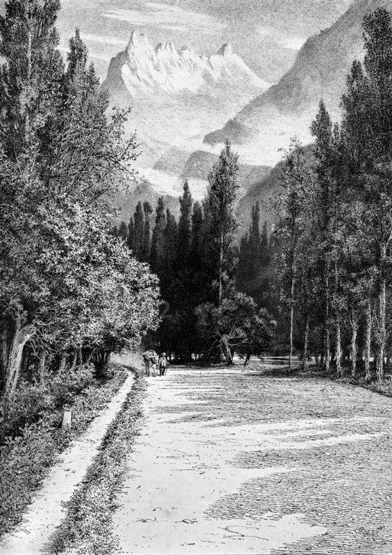'The Dent du Midi from the Valley of the Rhone', 1900. Artist: Unknown