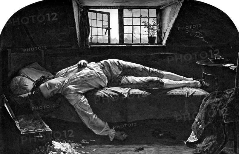 'The Death of Chatterton', 1856 (1900). Artist: Unknown