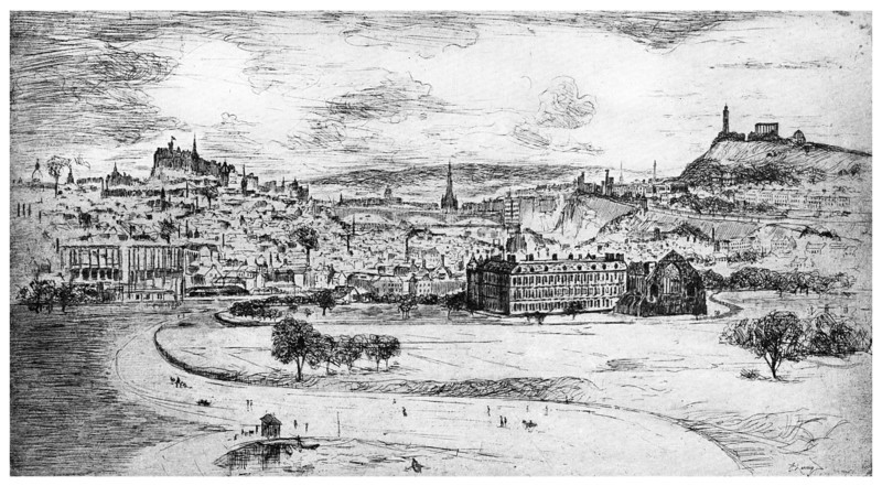 General View of Edinburgh, from Arthur's Seat, 1900. Artist: Unknown