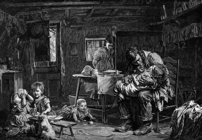 'The Widower', 1882. Artist: Unknown