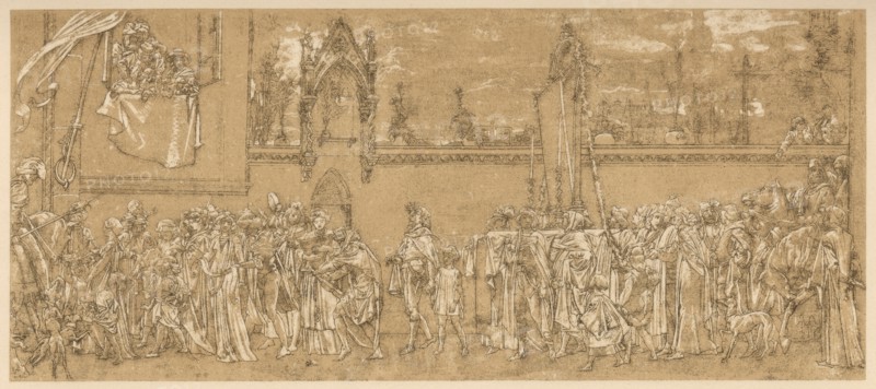 'Cimabue's Celebrated Madonna is carried in Procession...', 1853-1855 (c1880-1882). Artist: Unknown