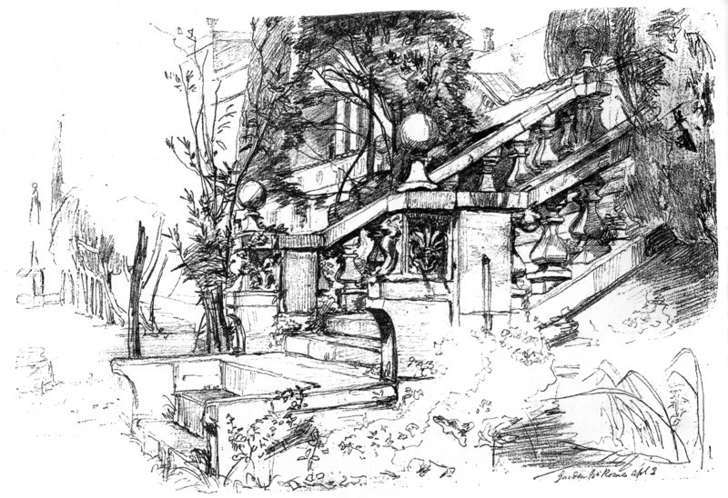 'The Garden near Rome', 1848 (c1880-1882).Artist: James Clarke Hook