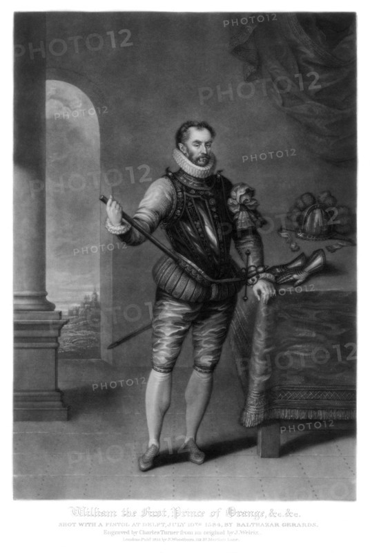 William I, Prince of Orange, (1816).Artist: Charles Turner