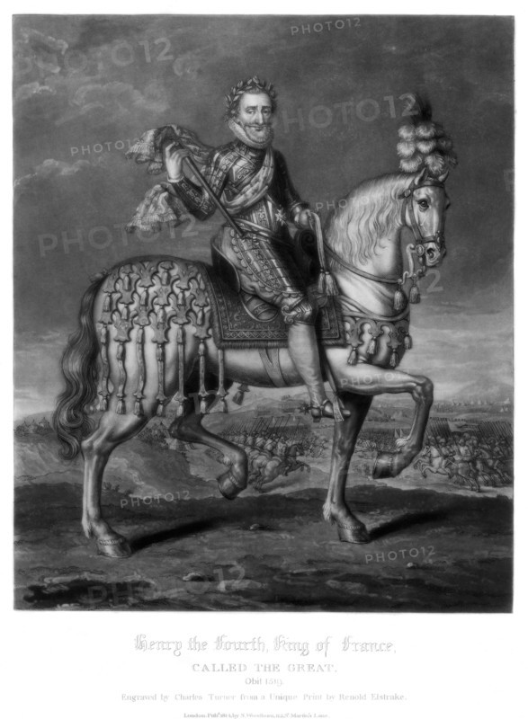Henry IV, King of France, (1816).Artist: Charles Turner