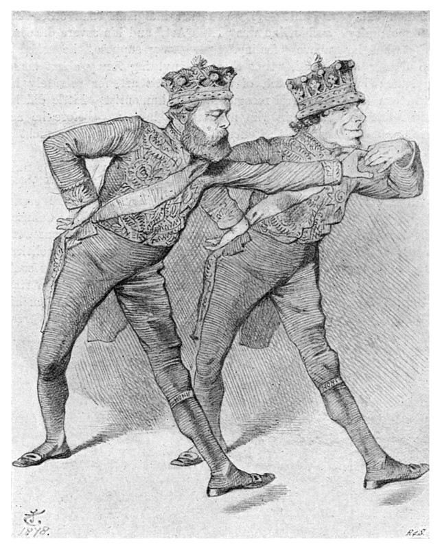 'The Political Pas de Deux', 1878 (1895). Artist: Unknown