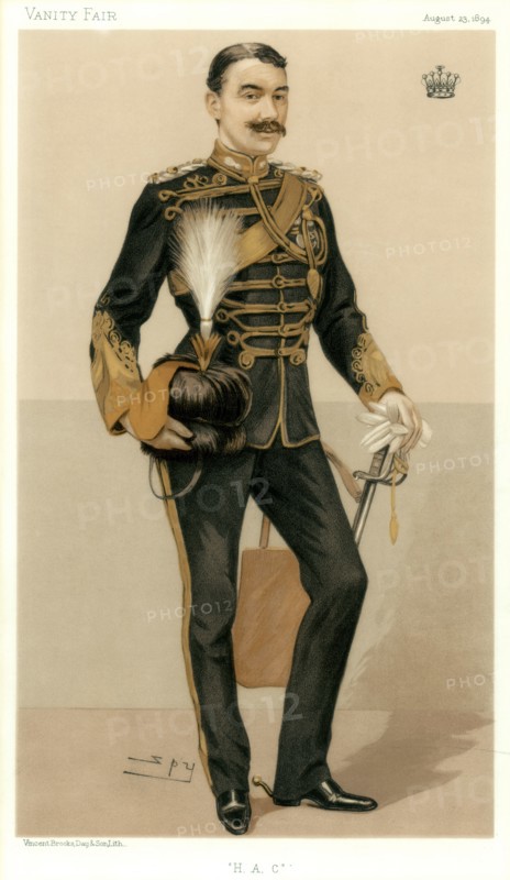 'H A C', the Earl of Denbigh, 1894.Artist: Spy