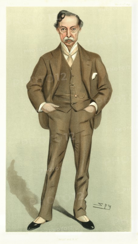 'Artist and R A', William Quiller Orchardson, Scottish artist, 1898. Creator: Sir Leslie Matthew Ward.