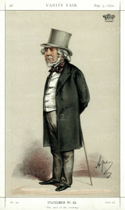 'The Cool of the Evening', Lord Houghton, English poet and politician, 1870.Artist: Carlo Pellegrini