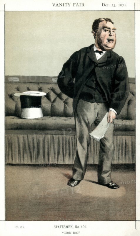 'Little Ben', George Cavendish-Bentinck, British politician, 1871.Artist: Coide