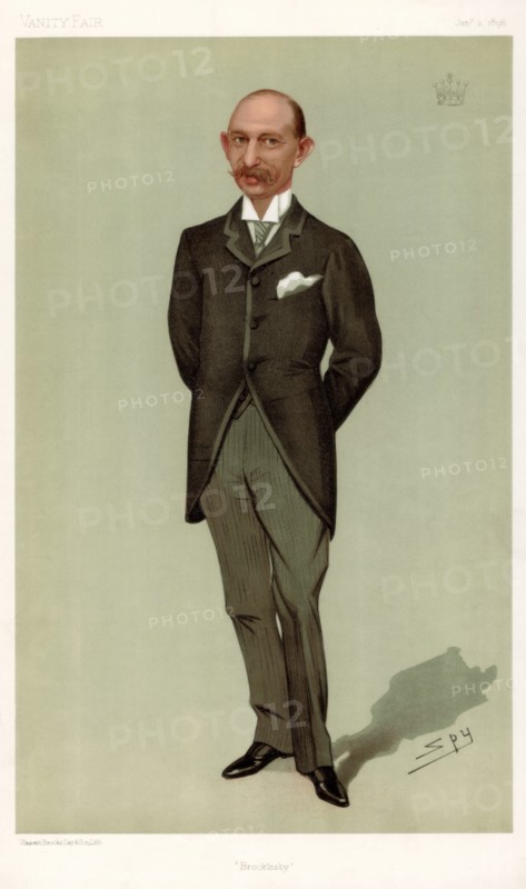'Brocklesby', the Earl of Yarborough, 1896.Artist: Spy
