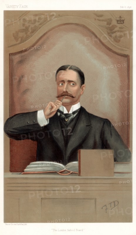 'The London School Board', the Marquess of Londonerry, 1896.Artist: FTD