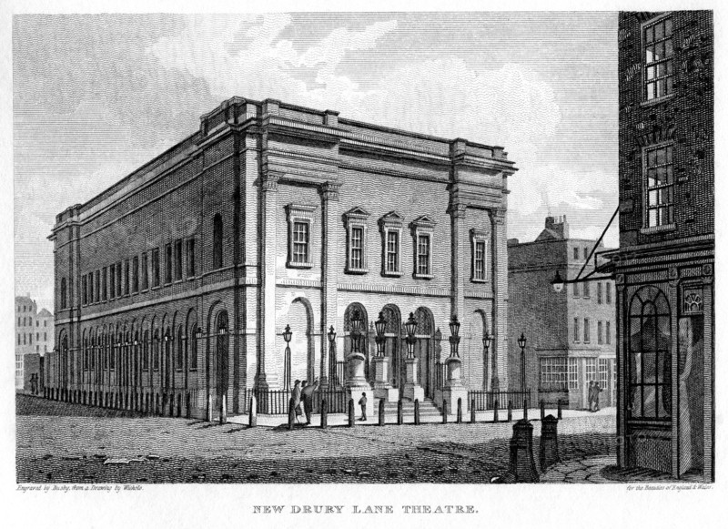 New Drury Lane Theatre, Westminster, London, 1813.Artist: Busby