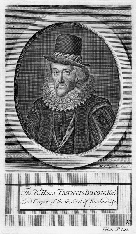 Sir Francis Bacon, Viscount St Albans, English philosopher, scientist and statesman.Artist: M van de Gucht