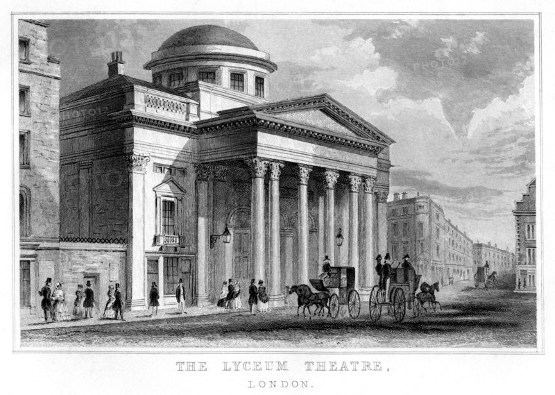 The Lyceum Theatre, Westminster, London. Artist: Unknown