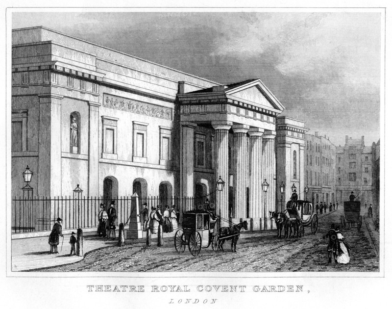 Theatre Royal Covent Garden, Westminster, London, 19th century. Artist: Unknown